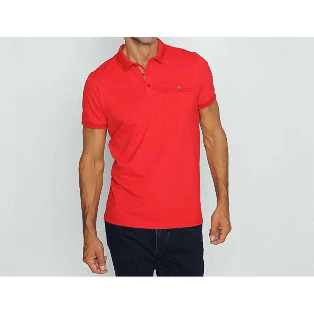 NEW EIGHT X pocket polo in red